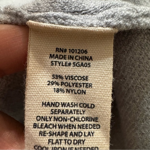 Soft Surroundings Long Sleeve Henley Tunic Sweater 1X - Picture 7 of 9